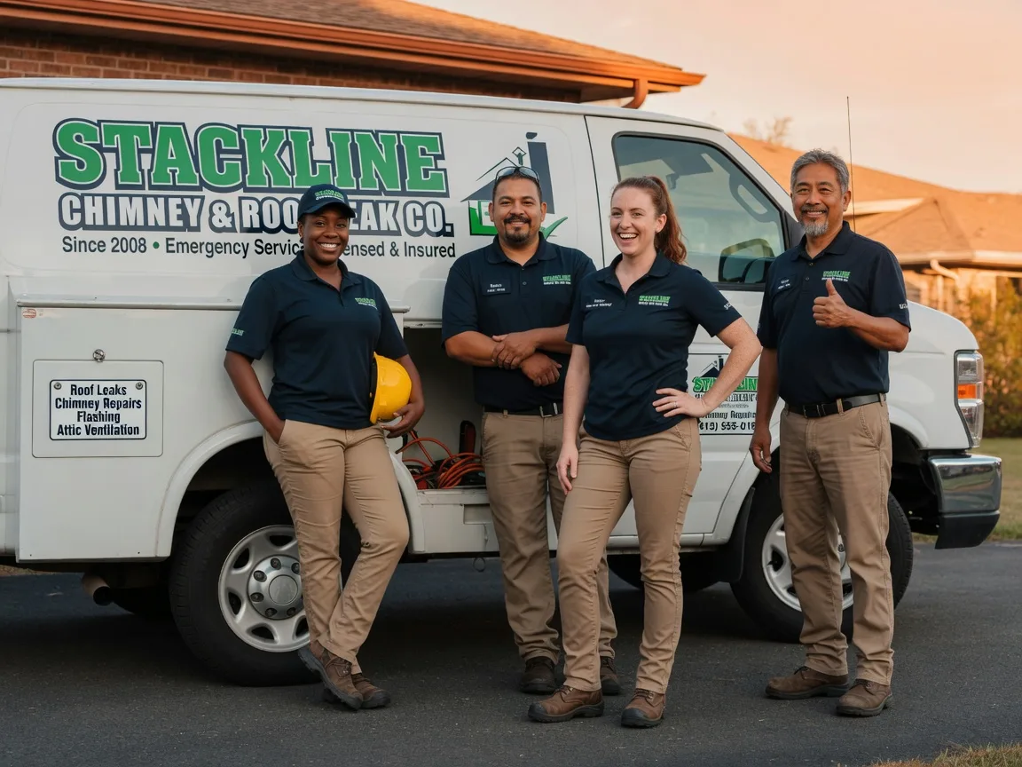Chimney flashing repair company in South Sterling, PA